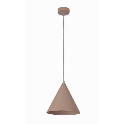 Duolla - Pendellampa på kabel IRONLINE 1xG9/3W/230V Ø 25 cm beige