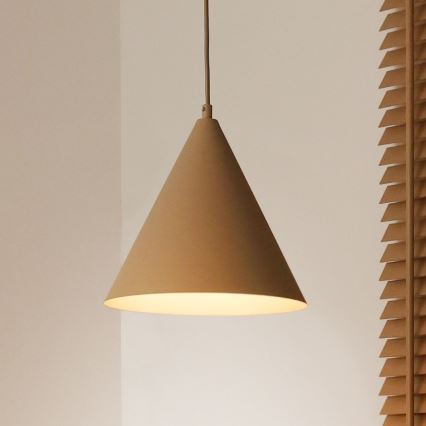 Duolla - Pendellampa på kabel IRONLINE 1xG9/3W/230V Ø 25 cm beige