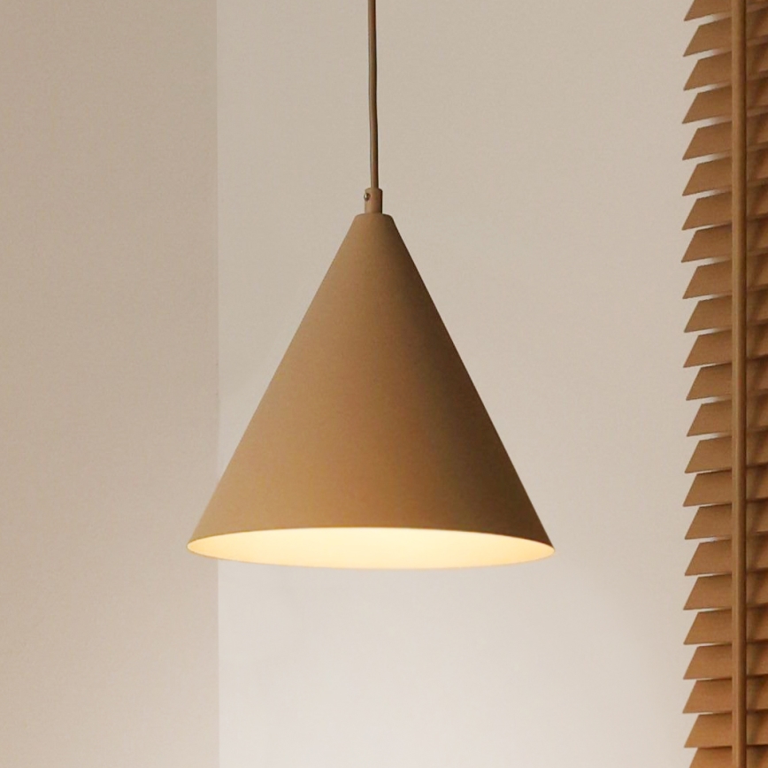 Duolla - Pendellampa på kabel IRONLINE 1xG9/3W/230V Ø 25 cm beige