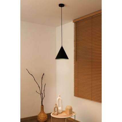 Duolla - Pendellampa på kabel IRONLINE 1xG9/3W/230V Ø 25 cm svart