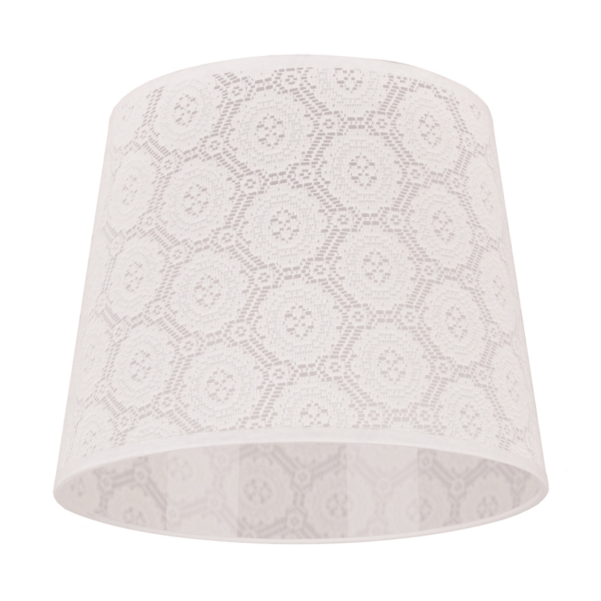 Duolla - Lampskärm för bordslampa CLASSIC M E27 Ø 24 cm vit