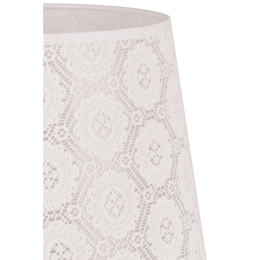 Duolla - Lampskärm för bordslampa CLASSIC M E27 Ø 24 cm vit