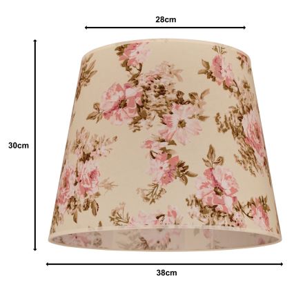 Duolla - Lampskärm för taklampa CLASSIC L E27 Ø 38 cm ros