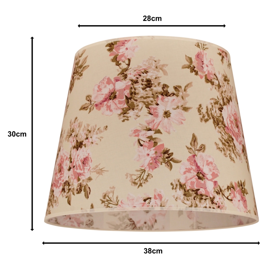 Duolla - Lampskärm för taklampa CLASSIC L E27 Ø 38 cm ros