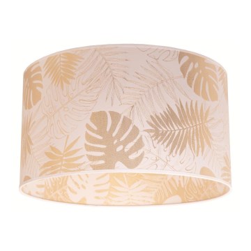 Duolla - Taklampa ARECA 1xE27/40W/230V diameter 45 cm mässing/vit