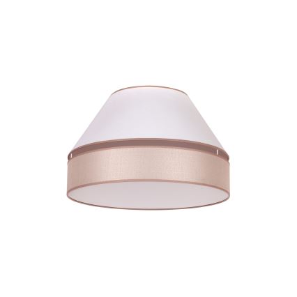 Duolla - Taklampa AVIGNON 1xE27/15W/230V diameter 50 cm vit/beige