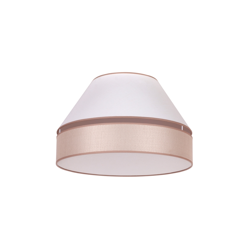 Duolla - Taklampa AVIGNON 1xE27/15W/230V diameter 50 cm vit/beige