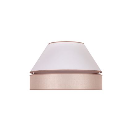 Duolla - Taklampa AVIGNON 1xE27/15W/230V diameter 50 cm vit/beige