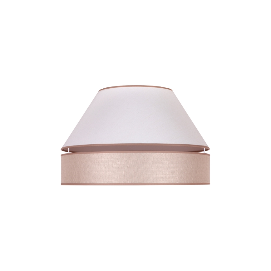Duolla - Taklampa AVIGNON 1xE27/15W/230V diameter 50 cm vit/beige