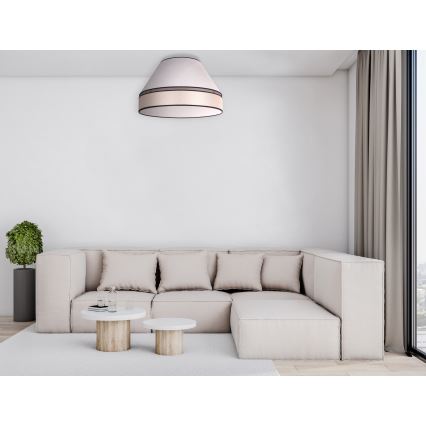 Duolla - Taklampa AVIGNON 3xE27/15W/230V diameter 60 cm beige