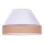 Duolla - Taklampa AVIGNON 3xE27/15W/230V diameter 60 cm vit/brun