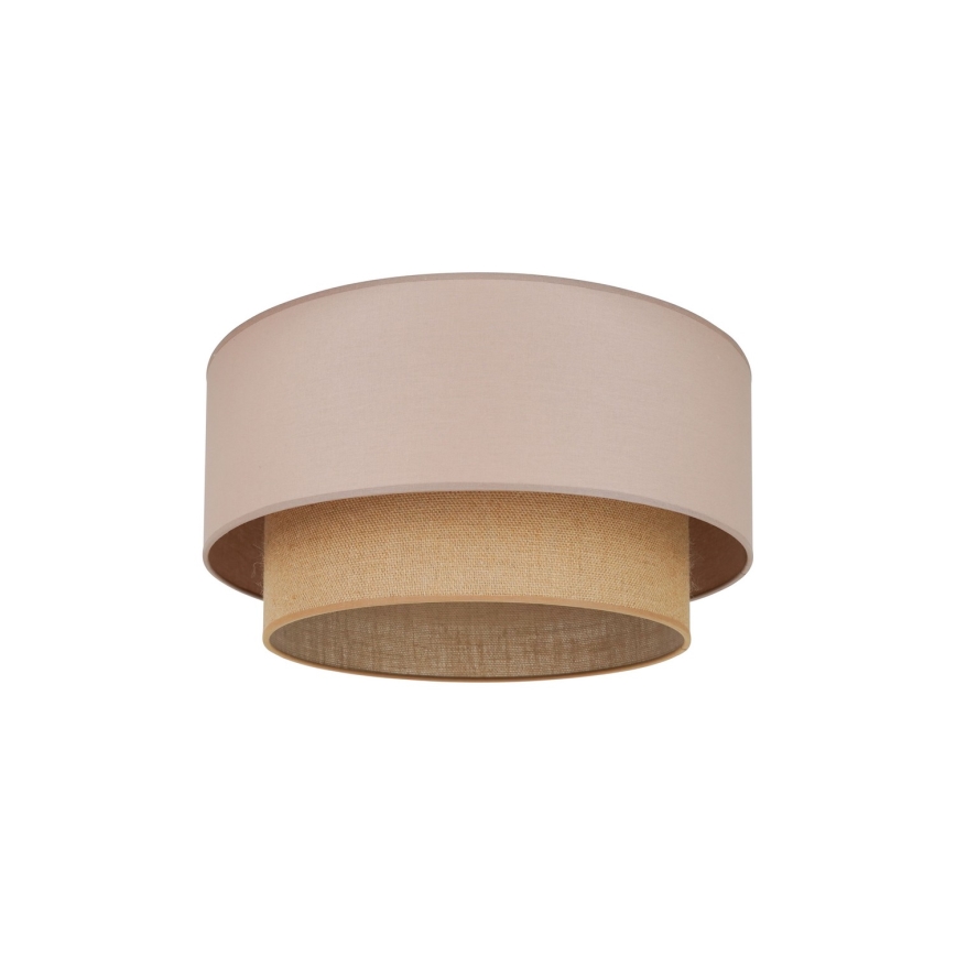 Duolla - Taklampa BOHO 1xE27/15W/230V diameter 45 cm beige/brun