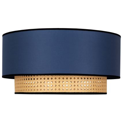 Duolla - Taklampa BOHO 1xE27/15W/230V diameter 45 cm blå/rotting