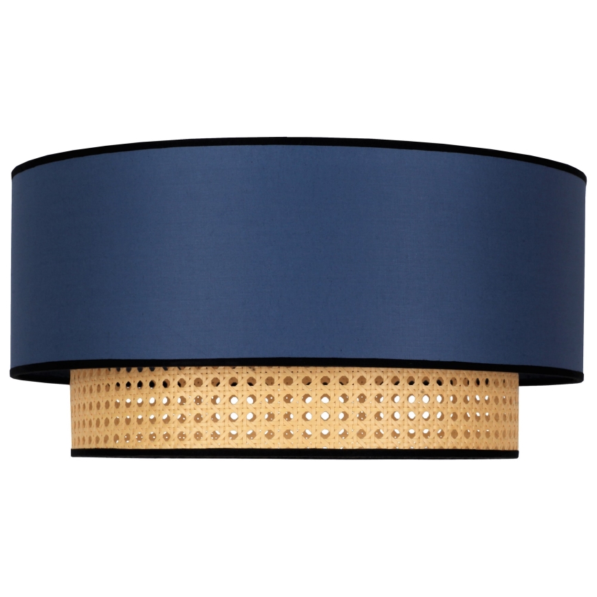 Duolla - Taklampa BOHO 1xE27/15W/230V diameter 45 cm blå/rotting