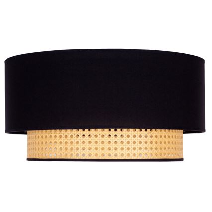 Duolla - Taklampa BOHO 1xE27/15W/230V diameter 45 cm svart/rotting