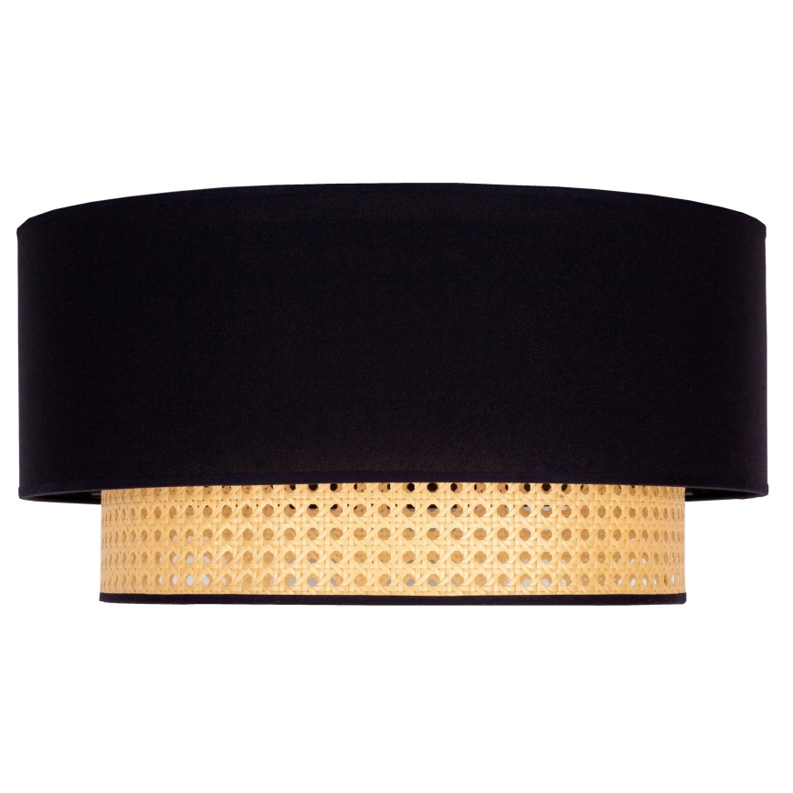 Duolla - Taklampa BOHO 1xE27/15W/230V diameter 45 cm svart/rotting