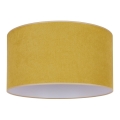 Duolla - Taklampa BRISTOL 1xE27/15W/230V Ø 45 cm gul/vit