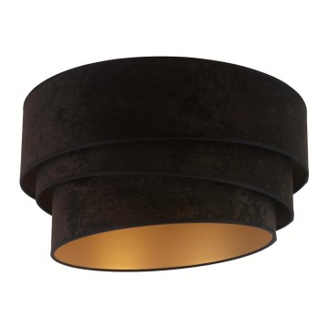 Duolla - Taklampa DEVON 1xE27/40W/230V diameter 45 cm svart/guld