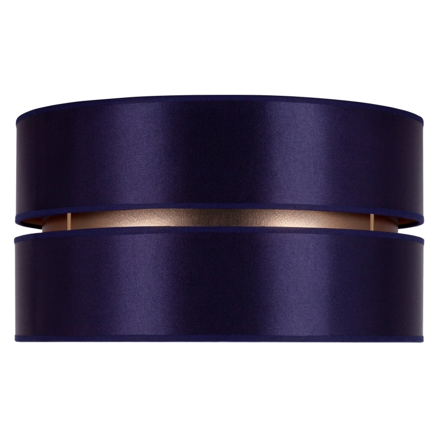 Duolla - Taklampa DUO 1xE27/15W/230V diameter 40 cm blå/guld