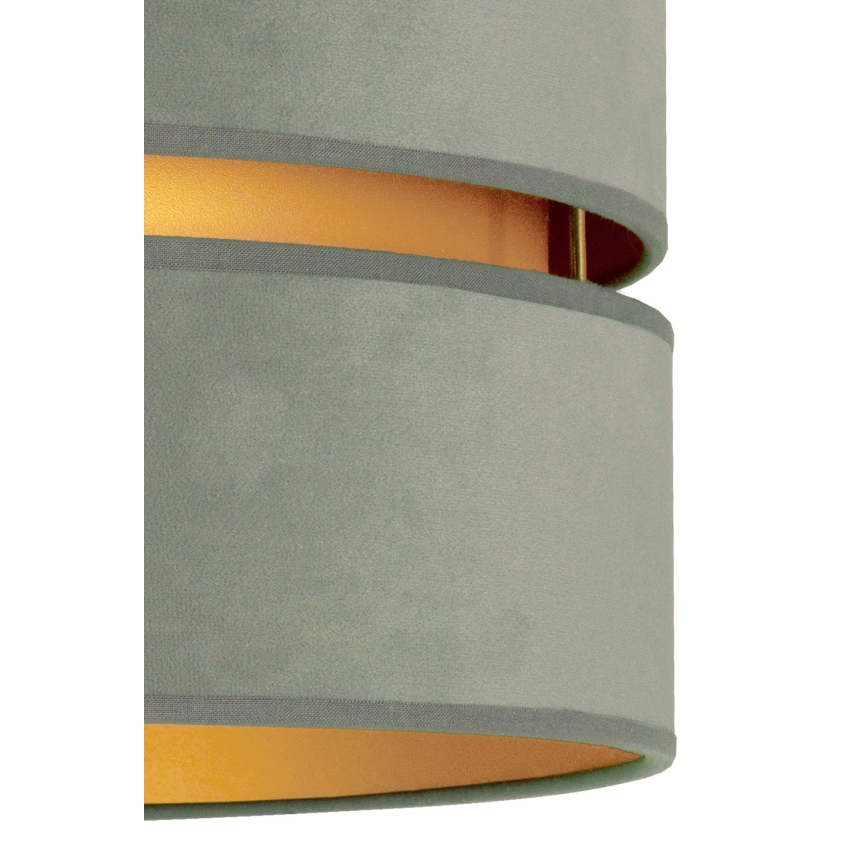 Duolla - Taklampa DUO 1xE27/15W/230V diameter 40 cm Ljusgrön/guld