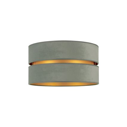 Duolla - Taklampa DUO 1xE27/15W/230V diameter 40 cm Ljusgrön/guld