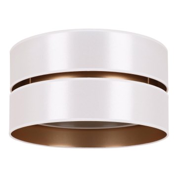 Duolla - Taklampa DUO 1xE27/15W/230V diameter 40 cm vit/guld