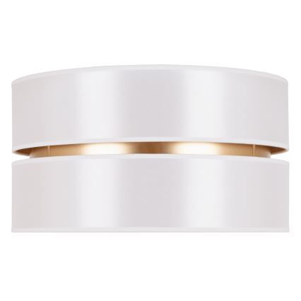 Duolla - Taklampa DUO 1xE27/15W/230V diameter 40 cm vit/guld