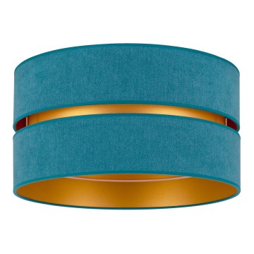 Duolla - Taklampa DUO 1xE27/40W/230V diameter 40 cm turkos/guld