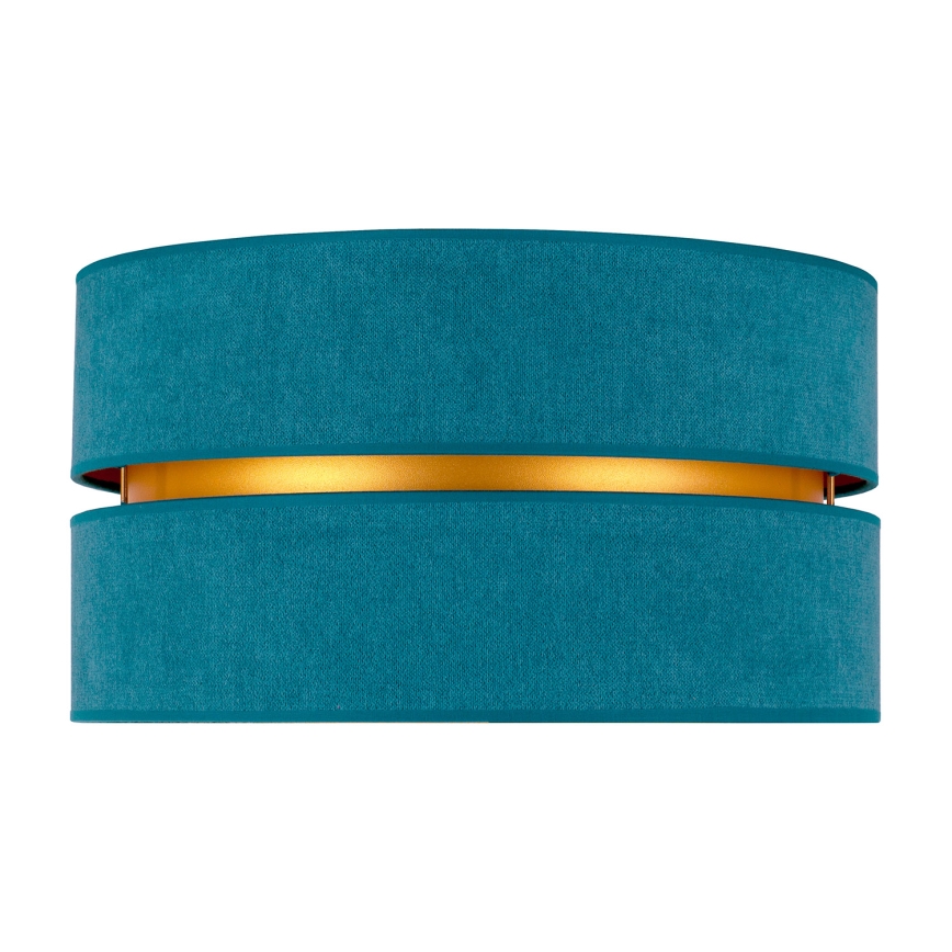 Duolla - Taklampa DUO 1xE27/40W/230V diameter 40 cm turkos/guld