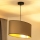 Duolla - Taklampa OVAL VEGAN 1xE27/15W/230V beige