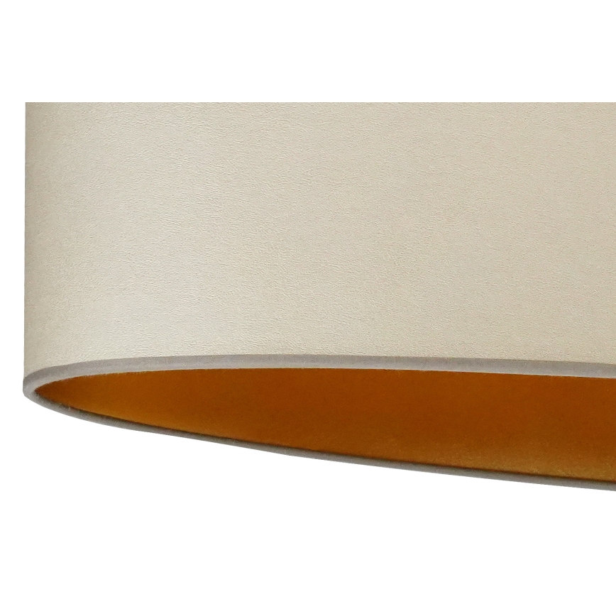 Duolla - Taklampa OVAL VEGAN 1xE27/15W/230V beige
