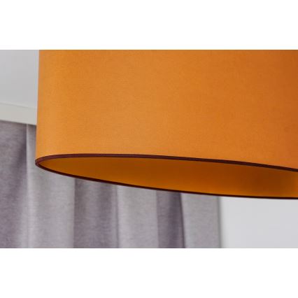 Duolla - Taklampa OVAL VEGAN 1xE27/15W/230V brun