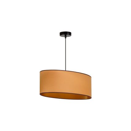 Duolla - Taklampa OVAL VEGAN 1xE27/15W/230V brun