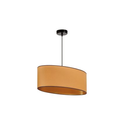 Duolla - Taklampa OVAL VEGAN 1xE27/15W/230V brun