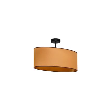 Duolla - Taklampa OVAL VEGAN 1xE27/15W/230V brun