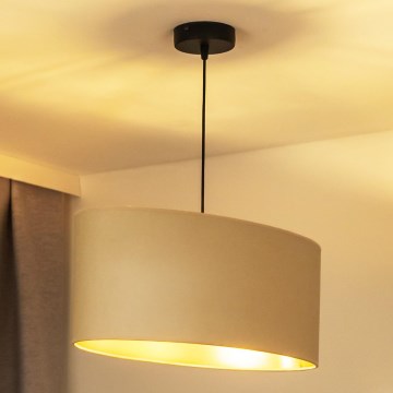 Duolla - Taklampa OVAL VEGAN 1xE27/15W/230V krämvit