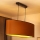 Duolla - Taklampa OVAL VEGAN 2xE27/15W/230V brun