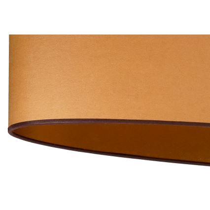 Duolla - Taklampa OVAL VEGAN 2xE27/15W/230V brun