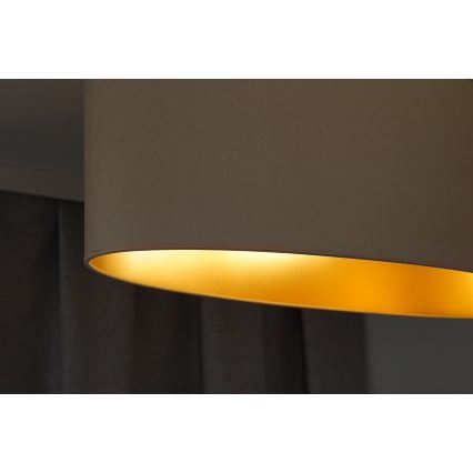 Duolla - Taklampa OVAL VEGAN 2xE27/15W/230V krämvit