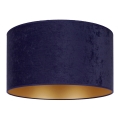 Duolla - Taklampa ROLLER 1xE27/15W/230V Ø 40 cm blå/guld