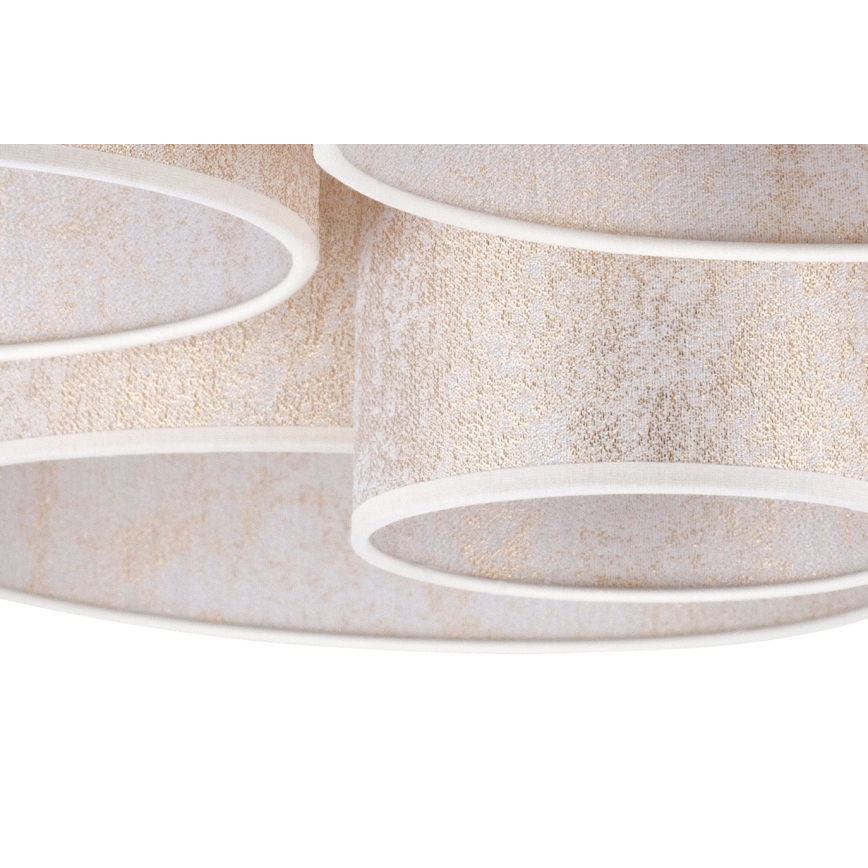 Duolla - Taklampa ROLLER PENTO 5xE27/60W/230V guld