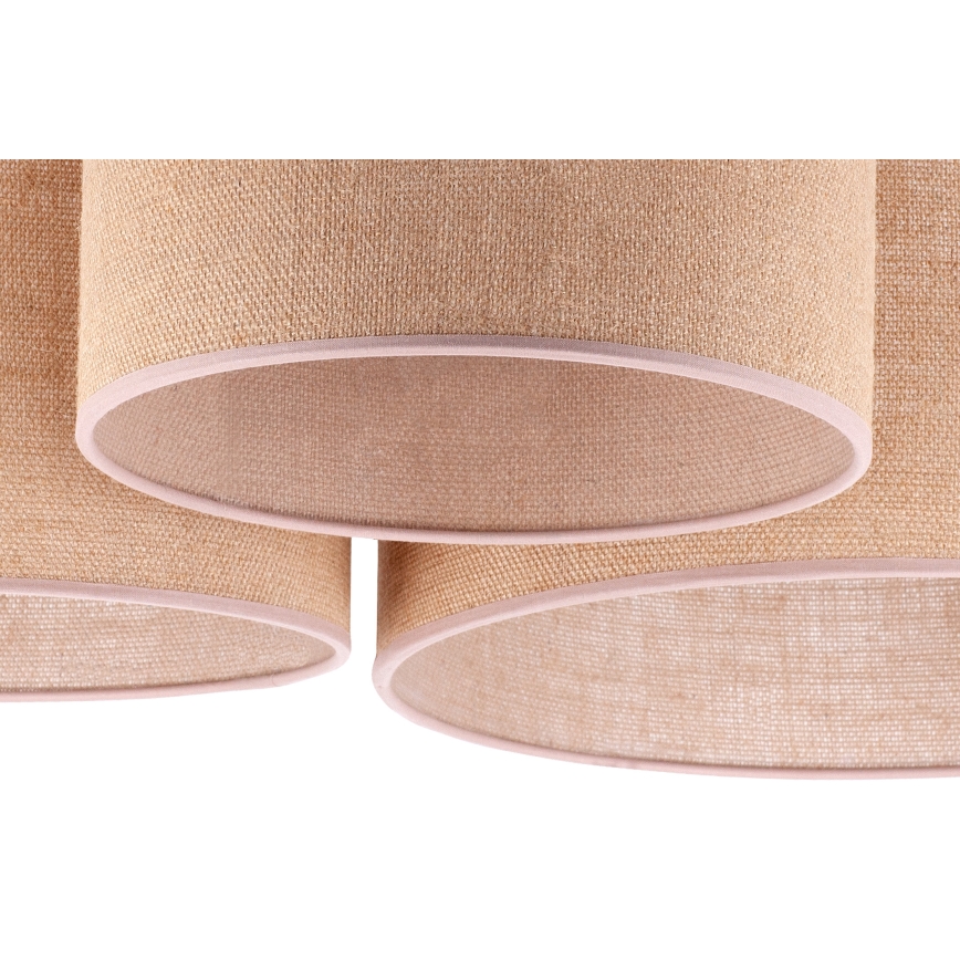 Duolla - Taklampa ROLLER TRIO 3xE27/60W/230V beige