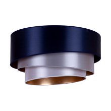 Duolla - Taklampa TRIO 1xE27/15W/230V diameter 45 cm blå/silver/koppar
