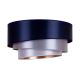Duolla - Taklampa TRIO 3xE27/15W/230V diameter 60 cm blå/silver/koppar