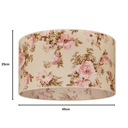 Duolla - Universal ROLLER lampskärm E27 Ø 45 cm ros