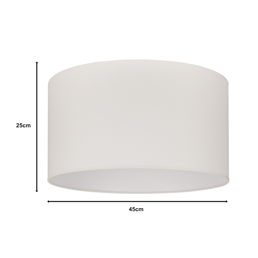 Duolla - Universal ROLLER lampskärm E27 Ø 45 cm krämfärgad