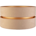 Duolla - Universell lampskärm DUO E27 Ø 40 cm beige/guld