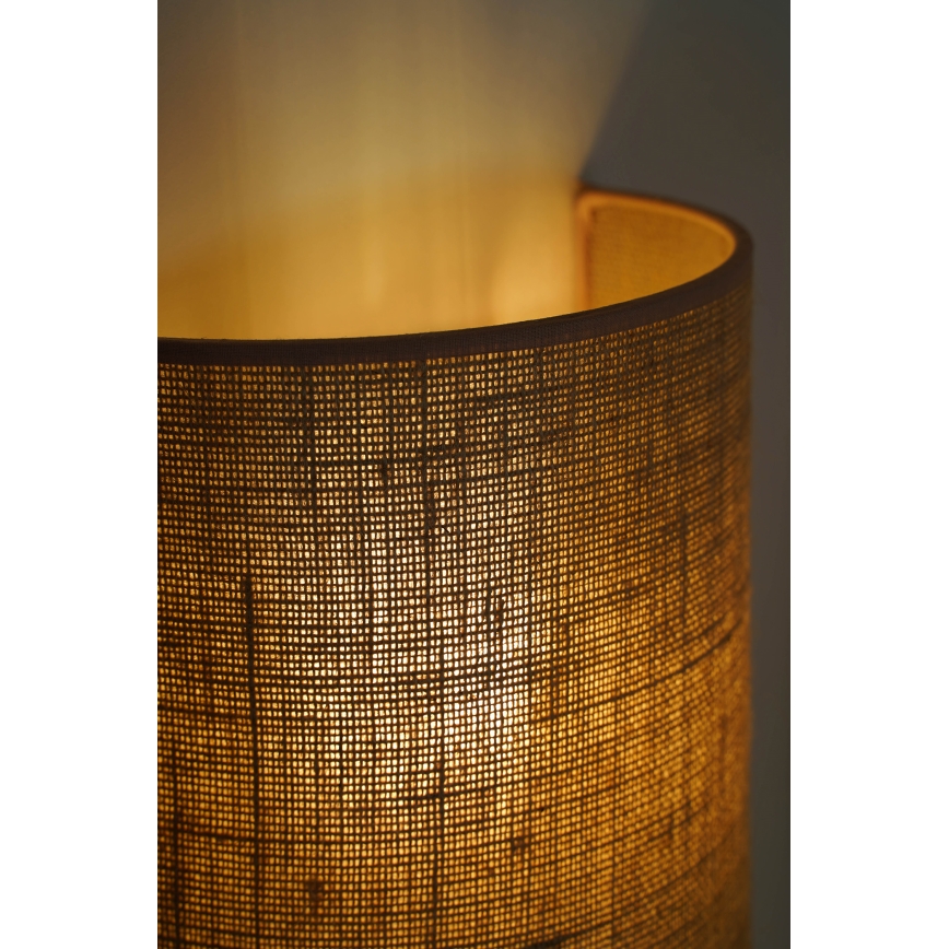 Duolla - Vägglampa YUTE 1xE27/15W/230V diameter 20 cm brun