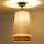 Duolla - Ytmonterad ljuskrona BELL SHINY 1xE27/15W/230V diameter 25 cm vit/koppar