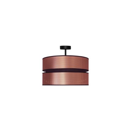 Duolla - Ytmonterad ljuskrona COPPER SHINY 1xE27/15W/230V diameter 40 cm koppar/svart